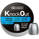 Пульки JSB Diabolo KnockOut Slugs MK3 (4.51 мм, 0.65 гр, 500 шт.) фото Пульки JSB Diabolo KnockOut Slugs MK3 (4.51 мм, 0.65 гр, 500 шт.) фото