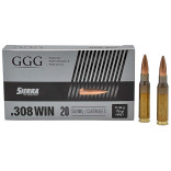 Патрон GGG кал. 308Win пуля Sierra MatchKing HPBT, масса 11.34 гр/175 гран фото Патрон GGG кал. 308Win пуля Sierra MatchKing HPBT, масса 11.34 гр/175 гран фото