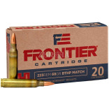 Патрон Hornady Frontier кал. 223 Rem пуля BTHP, масса 4.4 гр/68 гран фото Патрон Hornady Frontier кал. 223 Rem пуля BTHP, масса 4.4 гр/68 гран фото