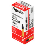 Патрон Aguila Standard Velocity кал. 22 LR пуля CPSP, масса 2.59 г/40 гран фото Патрон Aguila Standard Velocity кал. 22 LR пуля CPSP, масса 2.59 г/40 гран фото