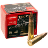 Патрон Norma Range & Training кал. 7,62х39 пуля FMJ, масса 8.04 гр/124 гран фото Патрон Norma Range & Training кал. 7,62х39 пуля FMJ, масса 8.04 гр/124 гран фото