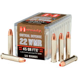 Патрон Hornady Critical Defense кал. 22 WMR пуля FTX, масса 2.9 гр/50 гран фото Патрон Hornady Critical Defense кал. 22 WMR пуля FTX, масса 2.9 гр/50 гран фото