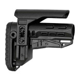 Приклад DLG TBS Compact PCP (Mil-Spec) с регулируемой щекой, черный фото Приклад DLG TBS Compact PCP (Mil-Spec) с регулируемой щекой, черный фото
