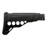 Телескопический приклад DLG Tactical TBS Utility (DLG-081) для помповых ружей Remington, Mossberg, Maverick (черный) с патронташем фото Телескопический приклад DLG Tactical TBS Utility (DLG-081) для помповых ружей Remington, Mossberg, Maverick (черный) с патронташем фото