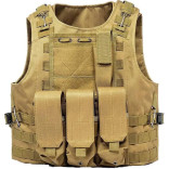 Плитоноска Yakeda VT-1104 зі швидким скиданням 600D polyester /койот фото Плитоноска Yakeda VT-1104 зі швидким скиданням 600D polyester /койот фото