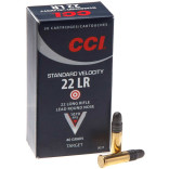 Патрон CCI Standard Velocity Ammo кал. 22 LR пуля LRN, масса 2.59 гр/40 гран фото Патрон CCI Standard Velocity Ammo кал. 22 LR пуля LRN, масса 2.59 гр/40 гран фото