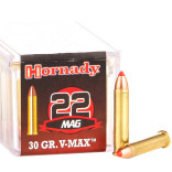 Патрон Hornady Varmint Express Rimfire кал. 22 WMR пуля V-Max, масса 1.95 гр/30 гран фото Патрон Hornady Varmint Express Rimfire кал. 22 WMR пуля V-Max, масса 1.95 гр/30 гран фото