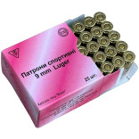 Патрон ФОРТ кал. 9 мм Luger (9х19) пуля FMJ, масса 8 гр/124 гран фото Патрон ФОРТ кал. 9 мм Luger (9х19) пуля FMJ, масса 8 гр/124 гран фото