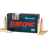 Патрон Hornady Subsonic кал. 300 Whisper/Blackout пуля Sub-X, масса 12.3 гр/190 гран фото Патрон Hornady Subsonic кал. 300 Whisper/Blackout пуля Sub-X, масса 12.3 гр/190 гран фото
