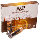 Патрон B&P Big Game Pallettoni HV кал. 12/70 картечь №11/0, навеска 37 гр фото Патрон B&P Big Game Pallettoni HV кал. 12/70 картечь №11/0, навеска 37 гр фото