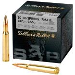 Патрон Sellier & Bellot кал. 30-06 пуля FMJ, масса 9.55 гр/147 гран фото Патрон Sellier & Bellot кал. 30-06 пуля FMJ, масса 9.55 гр/147 гран фото