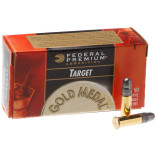 Патрон Federal Gold Medal Target кал. 22 LR пуля LRN, масса 2.59 гр/40 гран фото Патрон Federal Gold Medal Target кал. 22 LR пуля LRN, масса 2.59 гр/40 гран фото