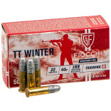 Патрон Fiocchi TT Winter кал. 22 LR пуля LRN, масса 2.59 гр/40 гран фото Патрон Fiocchi TT Winter кал. 22 LR пуля LRN, масса 2.59 гр/40 гран фото