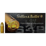 Патрон Sellier & Bellot кал. 9х19 мм Luger пуля FMJ, масса 7.5 гр/115 гран фото Патрон Sellier & Bellot кал. 9х19 мм Luger пуля FMJ, масса 7.5 гр/115 гран фото