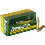 Патрон Remington Golden Bullet High Velocity кал. 22 LR пуля HP, масса 2.33 гр/ 36 гран фото Патрон Remington Golden Bullet High Velocity кал. 22 LR пуля HP, масса 2.33 гр/ 36 гран фото