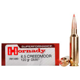Патрон Hornady Superformance кал. 6,5 Creedmoor пуля GMX, масса 7.78 гр/120 гран фото Патрон Hornady Superformance кал. 6,5 Creedmoor пуля GMX, масса 7.78 гр/120 гран фото