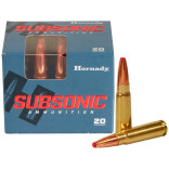 Патрон Hornady Subsonic кал. 7,62х39 пуля Sub-X, масса 16.52 гр/255 гран фото Патрон Hornady Subsonic кал. 7,62х39 пуля Sub-X, масса 16.52 гр/255 гран фото