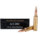 Патрон Black Hills Gold кал. 6,5x284 Norma пуля Sierra MatchKing HPBT, масса 9.2 гр/142 гран фото Патрон Black Hills Gold кал. 6,5x284 Norma пуля Sierra MatchKing HPBT, масса 9.2 гр/142 гран фото