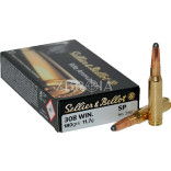 Патрон Sellier & Bellot кал. 308 Win пуля SP, масса 11.7 гр/180 гран (уп. 50 шт) фото Патрон Sellier & Bellot кал. 308 Win пуля SP, масса 11.7 гр/180 гран (уп. 50 шт) фото