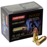 Патрон Norma Self Defense кал. 9 мм Luger (9х19) пуля NXD, масса 4.21 гр/65 гран фото Патрон Norma Self Defense кал. 9 мм Luger (9х19) пуля NXD, масса 4.21 гр/65 гран фото