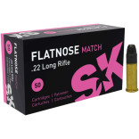 Патрон SK Flatnose Match кал. 22 LR пуля LFN, масса 2.59 гр/40 гран (уп. 50 шт) фото Патрон SK Flatnose Match кал. 22 LR пуля LFN, масса 2.59 гр/40 гран (уп. 50 шт) фото