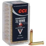 Патрон CCI GamePoint кал. 22 WMR куля JSP, маса 2.59 гр/40 гран фото Патрон CCI GamePoint кал. 22 WMR куля JSP, маса 2.59 гр/40 гран фото