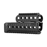 Цевье DLG Tactical (DLG-099) для АК-47/74 c 2-мя планками Picatinny + слоты M-LOK (полимер) черное фото Цевье DLG Tactical (DLG-099) для АК-47/74 c 2-мя планками Picatinny + слоты M-LOK (полимер) черное фото