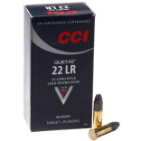 Патрон CCI Quiet-22 кал. 22 LR куля LRN, маса 2.59 гр/40 гран фото Патрон CCI Quiet-22 кал. 22 LR куля LRN, маса 2.59 гр/40 гран фото