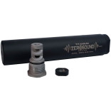 Глушитель Zero Sound TITANium Brake кал. 223 - 6,5 Creedmoor. Резьба 1/2"-28 UNEF. Цвет - Coyote tan фото Глушитель Zero Sound TITANium Brake кал. 223 - 6,5 Creedmoor. Резьба 1/2"-28 UNEF. Цвет - Coyote tan фото