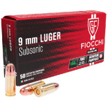 Патрон Fiocchi Classic Subsonic кал. 9 мм Luger (9х19) пуля FMJ, масса 10.24 гр/158 гран фото Патрон Fiocchi Classic Subsonic кал. 9 мм Luger (9х19) пуля FMJ, масса 10.24 гр/158 гран фото