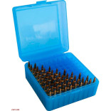 Коробка MTM RS-100 на 100 патронов кал. 22 Hornet; 222 Rem; 223 Rem фото Коробка MTM RS-100 на 100 патронов кал. 22 Hornet; 222 Rem; 223 Rem фото