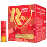 Патрон RIO Game Load C16 NEW кал. 16/70 дробь №4/0, навеска 28 гр фото Патрон RIO Game Load C16 NEW кал. 16/70 дробь №4/0, навеска 28 гр фото