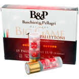 Патрон B&P Big Game Pallettoni кал. 12/70 картечь №11/0, навеска 56 гр фото Патрон B&P Big Game Pallettoni кал. 12/70 картечь №11/0, навеска 56 гр фото