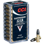 Патрон CCI Suppressor кал. 22 LR куля LHP, маса 2.92 гр/45 гран фото Патрон CCI Suppressor кал. 22 LR куля LHP, маса 2.92 гр/45 гран фото