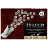 Патроны ТАХО кал. 12/70 Super картечь 6,5 мм, навеска 39 гр (уп. 5 шт) фото Патроны ТАХО кал. 12/70 Super картечь 6,5 мм, навеска 39 гр (уп. 5 шт) фото