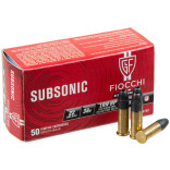 Патрон Fiocchi Subsonic кал. 22 LR пуля LRN HP, масса 2.46 гр/38 гран фото Патрон Fiocchi Subsonic кал. 22 LR пуля LRN HP, масса 2.46 гр/38 гран фото