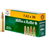 Патрон Sellier & Bellot кал. 7,62x39 пуля FMJ, масса 8 гр/123 гран фото Патрон Sellier & Bellot кал. 7,62x39 пуля FMJ, масса 8 гр/123 гран фото