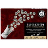 Патроны ТАХО кал. 16/70 Super картечь 6,5 мм, навеска 30 гр (уп. 5 шт) фото Патроны ТАХО кал. 16/70 Super картечь 6,5 мм, навеска 30 гр (уп. 5 шт) фото