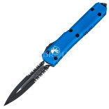 Нож Microtech Ultratech Double Edge Black Blade (синий) фото Нож Microtech Ultratech Double Edge Black Blade (синий) фото