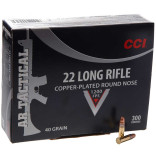 Патрон CCI AR Tactical кал. 22 LR пуля CPRN, масса 2.59 гр/40 гран фото Патрон CCI AR Tactical кал. 22 LR пуля CPRN, масса 2.59 гр/40 гран фото