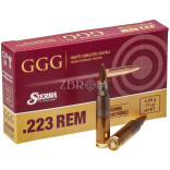 Патрон GGG кал. 223 Rem пуля Sierra MatchKing HPBT, масса 4.99 гр/77 гран фото Патрон GGG кал. 223 Rem пуля Sierra MatchKing HPBT, масса 4.99 гр/77 гран фото