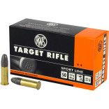 Патрон RWS Target Rifle кал. 22 LR пуля LRN, масса 2.6 гр/40 гран фото Патрон RWS Target Rifle кал. 22 LR пуля LRN, масса 2.6 гр/40 гран фото